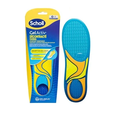 Abbildung von Scholl GelActiv Damen Casual Schuheinlagen Komfort verstärkt durch Memory Schaum und GelWave Technologie den ganzen Tag Größe 35,5 40,5