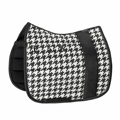 Abbildung von Eskadron Schabracke Big Square Glossy Dressur Schwarz/Creme/Dark Olive Warmblut