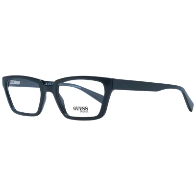 Abbildung von Guess Unisex GU8280 001 Rahmen von BRILLEN Injiziert Schwarz Quadratisch Normal