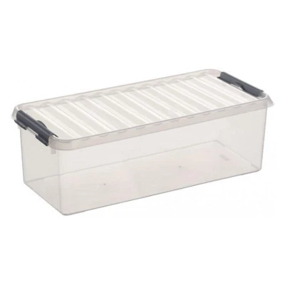 Abbildung von SUNWARE Q Line Box 9,5 Liter 485 x 190 147mm transparent/grau