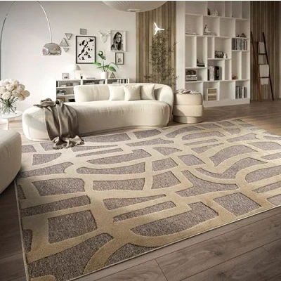 Abbildung von Villeroy &amp; Boch Teppich &quot;Therese&quot;, rechteckig, Nachhaltig, Wohnzimmer, Schlafzimmer, Modern, Hoch Tief Effekt, Flur
