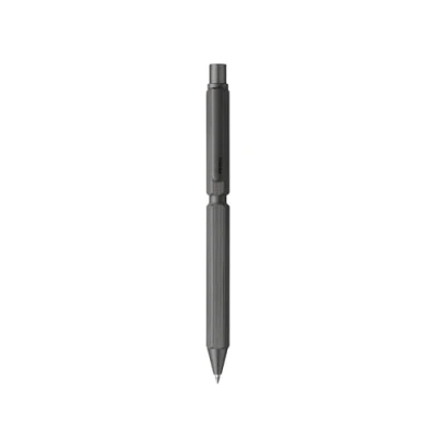 Abbildung von Rhodia 9371C ScRipt MultiPen mit 2 Minen schwarz/rot 0,5 mm + Graphitmine mm, Titan, 1 Stück