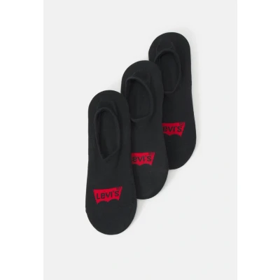Abbildung von Levi&#039;s hohe Socken mit Batwing Logo aus recycelter Baumwolle 3er Pack Herren Schwarz /
