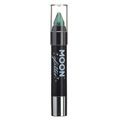 Abbildung von Holographischer Glitzer Lackstift/Körperkreide Make up für das Gesicht &amp; Körper von Moon Glitter 3.5gr Grün