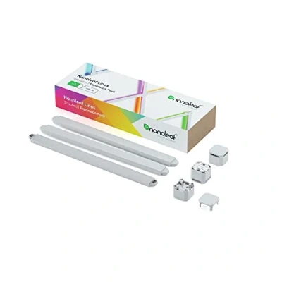 Abbildung von nanoleaf LED Lichtleiste Lines, fest integriert, Warmweiß, Expansion Pack 3 PK, Erweiterung zum Starter Kit