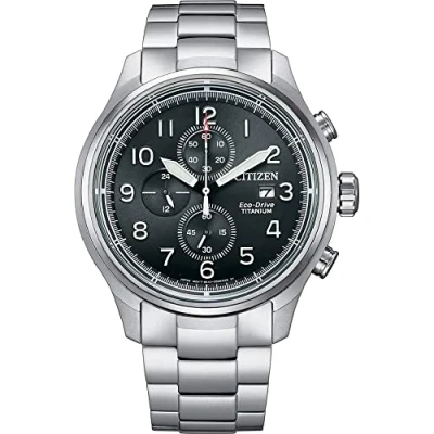 Abbildung von Citizen Chronograph, Herren, Größe: One Size, Silberfarben