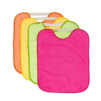 Abbildung von Ti TIN 4er Pack wasserdichte Lätzchen 12, 32x36 cm, kräftige Farben Baby 18 24 Monate Unisex