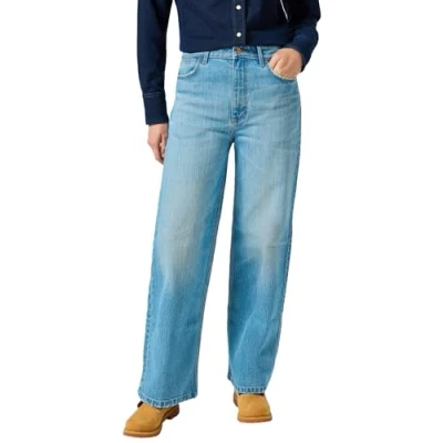 Abbildung von Wrangler Loose Straight Jeans Relaxed Fit, Damen, Größe: 29x32, Terra