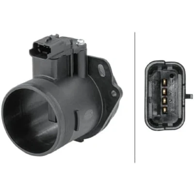 Abbildung von HELLA 8ET 358 095 651 Luftmassenmesser CITROËN: C6 Limousine, Jumpy III Kastenwagen, C4 Picasso 1, PEUGEOT: 5008 I, Boxer 308 I SW