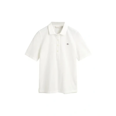 Abbildung von GANT SLIM Shield Poloshirt, Damen, Größe: 3XL, Eggshell