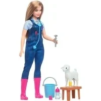 Abbildung von Barbie Livestock Modepuppe Land Tierärztin