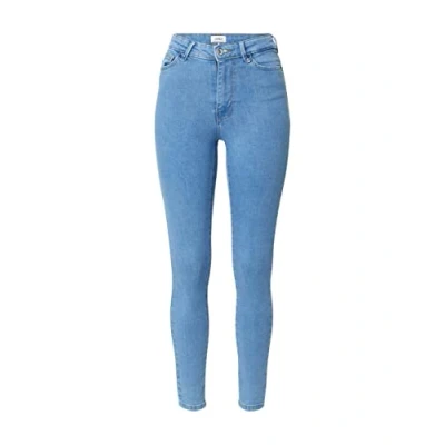 Abbildung von ONLY Damen Onliconic Hw Sk Long Ank Dnm Noos, Medium Blue Denim, 33W / 32L