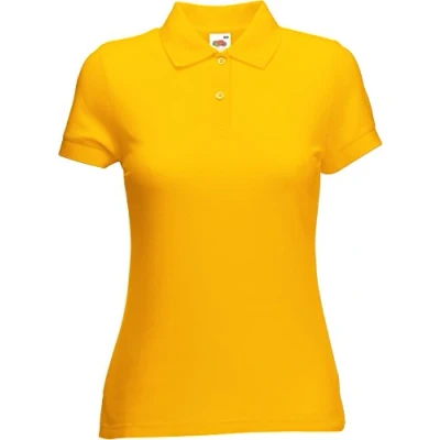 Abbildung von Fruit Of The Loom Womens Lady Fit 65/35 Kurzarm Poloshirt (Sonnenblume)