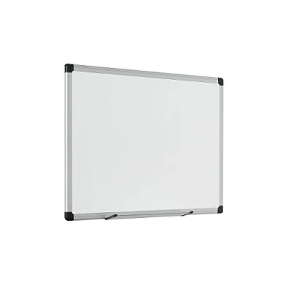 Abbildung von Bi Office Magnetisches Whiteboard Maya, Emaillierte Premiumoberfläche, Trocken Abwischbar, Memoboard mit Aluminiumrahmen und Stiftablage, Magnettafel, 105 x 75 cm