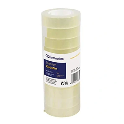 Abbildung von Soennecken Klebefilm 5844 15mmx33m transparent 10 Stück