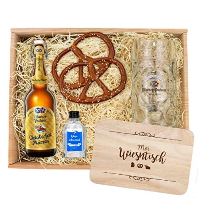 Abbildung von Bavariashop Oktoberfest Box &quot;Hacker Pschorr 2&quot;, Zünftige Geschenkidee für jeden Anlass aus Bayern