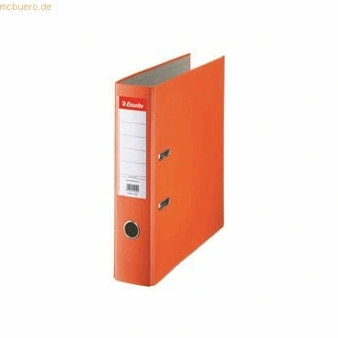 Abbildung von Esselte DIN A4 Ordner, OSerie, 75 mm Rückenbreite, Kunststoff, 1er Pack, 11234, breit,orange