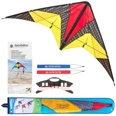 Abbildung von HQ Quickstep II Graphite Lenkdrachen. ab 10 Jahren. 60x135cm. flugfertig