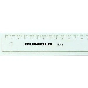 Abbildung von Rumold Lineal Kunststoff transparent 40 cm