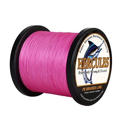 Abbildung von Hercules Super Cast 100m 2000m 109 2196 Yards Geflochtene Angelschnur 6lb 100lb Test für Salzwasser Süßwasser PE Geflecht Fischdraht Superline 4 Stränge
