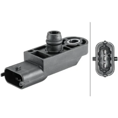 Abbildung von HELLA 6PP 358 152 301 Sensor, Ladedruck RENAULT: CLIO 3, MASTER 2 Pritsche/Fahrgestell, MEGANE 3 Grandtour, OPEL: Vivaro A Combi, Kastenwagen