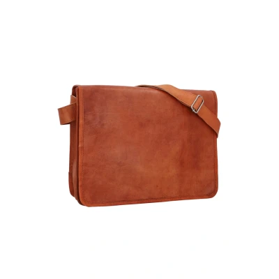 Abbildung von Gusti Leder Taylor 15&quot; Umhängetasche, Größe: One Size, Brown
