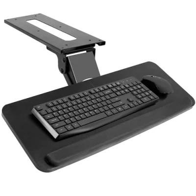Abbildung von VIVO Adjustable Computer Keyboard &amp; Mouse Platform Tray Ergonomic Under Table Desk Mount Drawer Underdesk Shelf (MOUNT KB03B)…