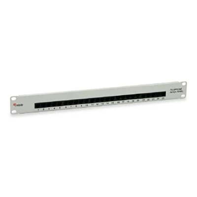 Abbildung von Equip Patchpanel 25 Ports x Cat3 19&quot; 1HE ISDN hellgrau
