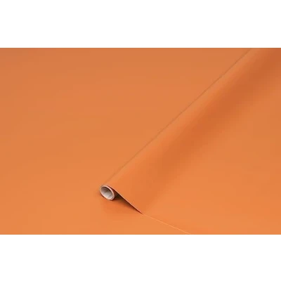 Abbildung von d c fix Möbel Klebefolie Terracotta matt 45 cm x 2 m Möbelfolie selbstklebende Küchenfolie Folierung Küchen Schrank Deko Folie Tisch Tischfolie Fensterbank Küchenfronten orange