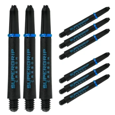 Abbildung von Harrows Dartpfeile 3 Sets Carbon ST Dartschäfte insgesamt 9 erhältlich in Größen robuster Verbundstoff Midi Aqua