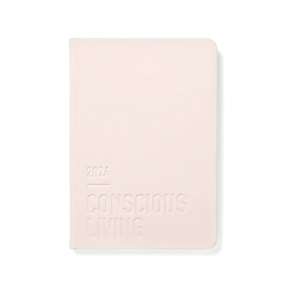 Abbildung von Letts of London Conscious A5 Woche auf 2 Seiten mehrsprachig Rosewater 2024