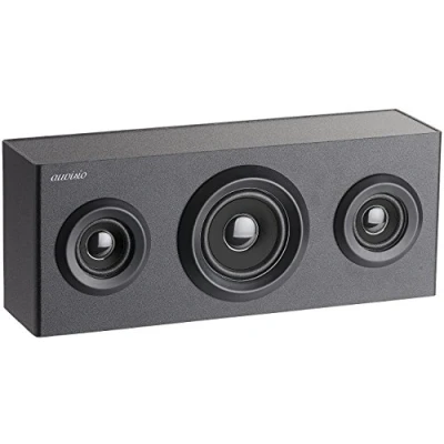 Abbildung von auvisio Lautsprecher: 2.1 Regal Holzlautsprecher mit Bluetooth, Subwoofer &amp; Akku, 12 Watt (Boxen, Lautsprecher Soundbars)