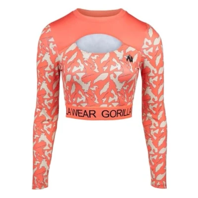 Abbildung von Gorilla Wear Osseo Langarmshirt, Damen, Größe: Large, Pink