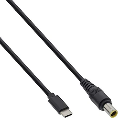 Abbildung von InLine® USB Typ C zu Lenovo Notebook (rund) Ladekabel, 2m