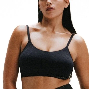 Abbildung von Chantelle Smooth Comfort Wirefree BRA Bustier, Damen, Größe: Small, Black