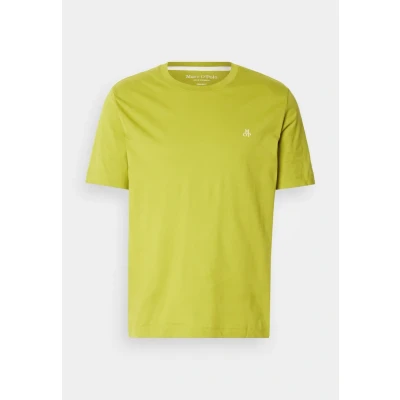 Abbildung von Marc O&#039;Polo Short Sleeve LOGO Print Tshirt basic, Herren, Größe: Large, Vibrant green