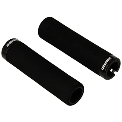 Abbildung von Sram MTB Unisex Erwachsene Griff Schaumstoff Lockring Softgriff, schwarz, 129mm