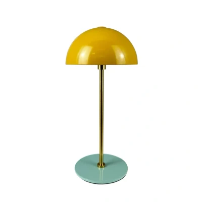 Abbildung von Dyberg Larsen LED Akku Tischlampe Along, curry, Höhe 20 cm