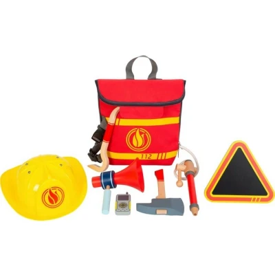 Abbildung von Small Foot Spielzeug Helm Feuerwehrrucksack