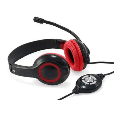 Abbildung von Conceptronic USB Headset 2m Kabel USB2.0 Rot