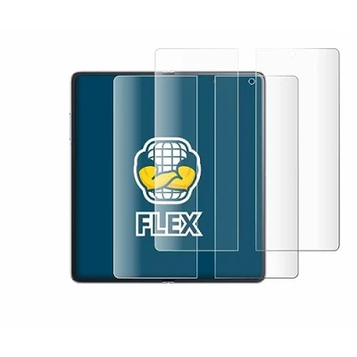 Abbildung von BROTECT 2 Stück Full Cover Schutzfolie für Honor Magic V2 (Inneres Display) Screen Displayschutz Folie [3D Curved, Kristall Klar]