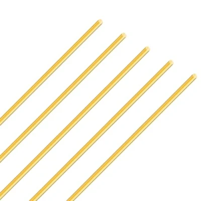 Abbildung von iMeistek Messingstab 3mm Durchmesser, 250mm Länge Messing massiv Rundstab für RC Modelle DIY Crafts (5PCS)