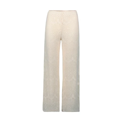 Abbildung von zero MIT Weitem BEIN Stoffhose, Damen, Größe: 36, Eggnog