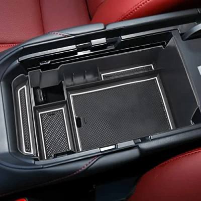 Abbildung von YEE PIN cx 30 Kompatibel Mit Mazda CX30 2019 2023 Armlehne Organizer Multifunktionaler Aufbewahrungsbox Handschuhfach Autozubehör Rutschfestermatte Center Console Tray