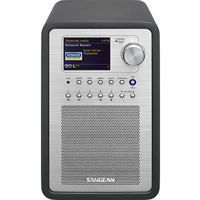 Abbildung von Sangean WFR 70C Internet Radio (Netzwerk Music Player, WiFi, DAB+, Spotify UKW RDS, AUX In, Lautsprecheranschluss) grau