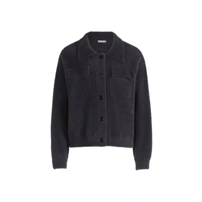 Abbildung von Amber &amp; June MIT Aufgesetzter Brusttasche Strickjacke, Damen, Größe: 36, Mausgrau
