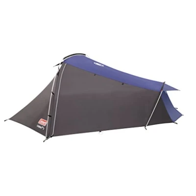 Abbildung von Coleman Cobra Zelt für Trekkingtouren, Camping oder Festivals, kleines Packmaß, passt in einen Rucksack, wasserdicht HH 3.000 mm, robuste Alluminiumstangen