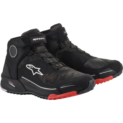 Abbildung von Alpinestars CR X Drystar Riding Schuh schwarz/camo rot 10,5 Herren