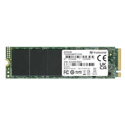 Abbildung von Transcend SSD 250GB M.2 MTE115S (M.2 2280) PCIe Gen3 x4 NVMe TS250GMTE115S