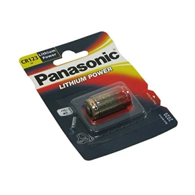 Abbildung von Panasonic CR123A Batterie ( Lithium Power, 3.0V ) im Blister
